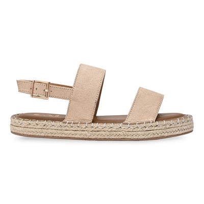 Tan Strapped Espadrille