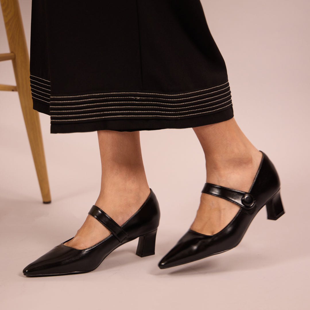 Black Mary Jane Pumps – The CAI Store - Main Image