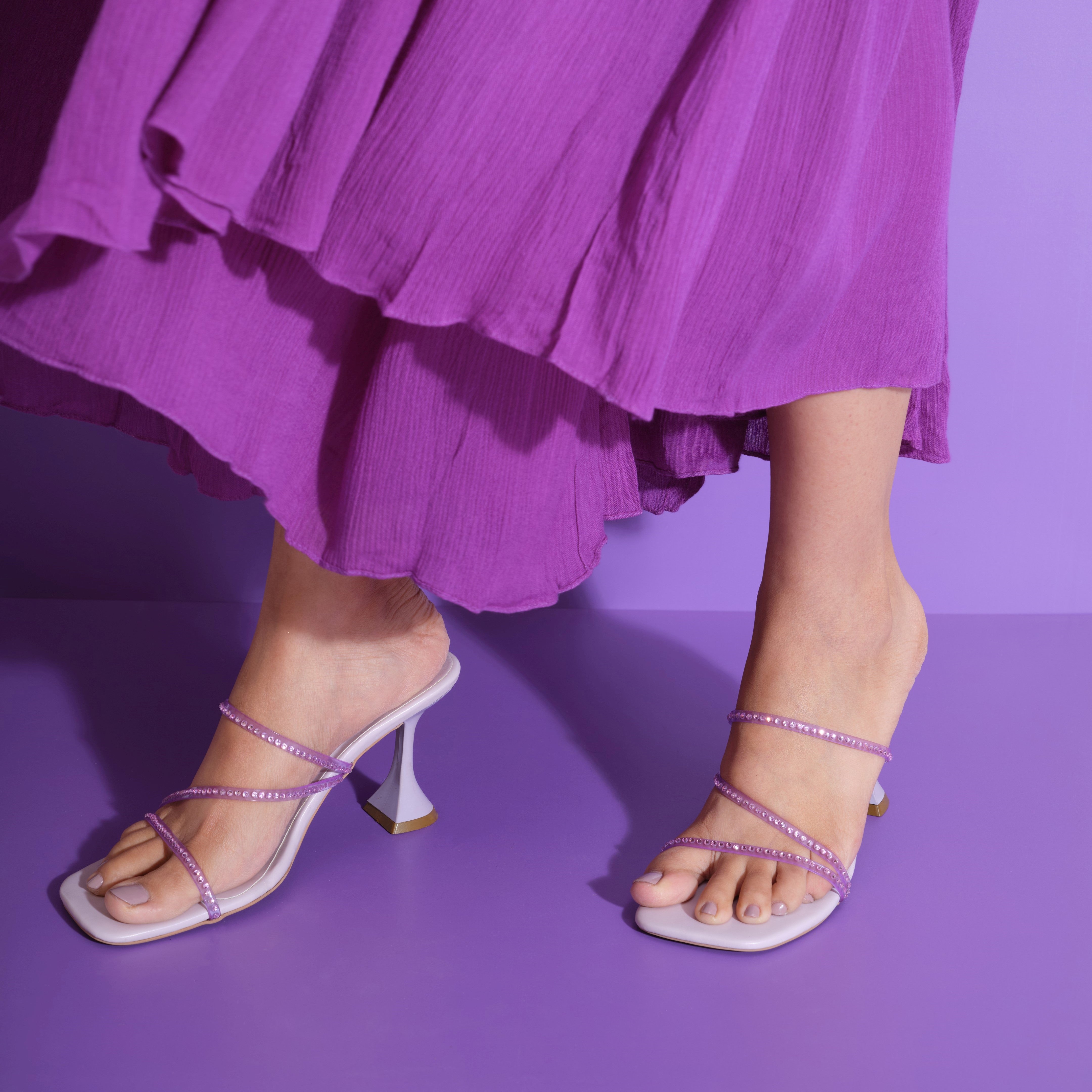 Lilac 2025 sandals heels