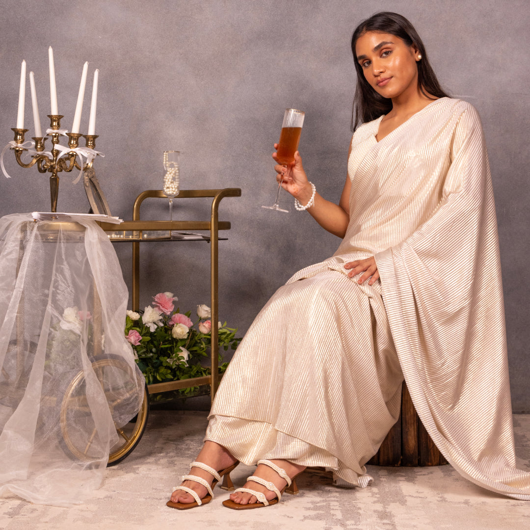 Pearly Eyelit Strapped Heels