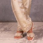 Coral Sparkle Heels
