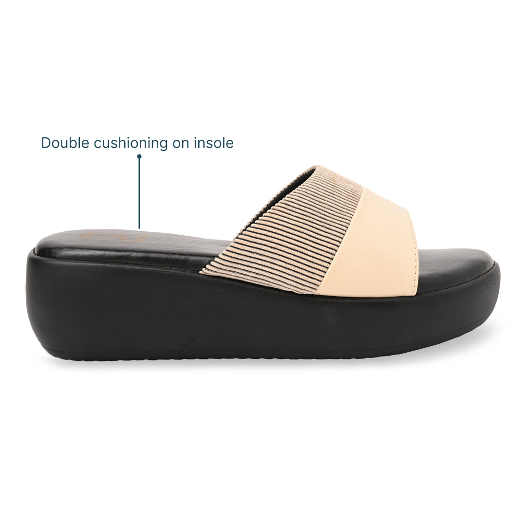 Corduroy Black Platform