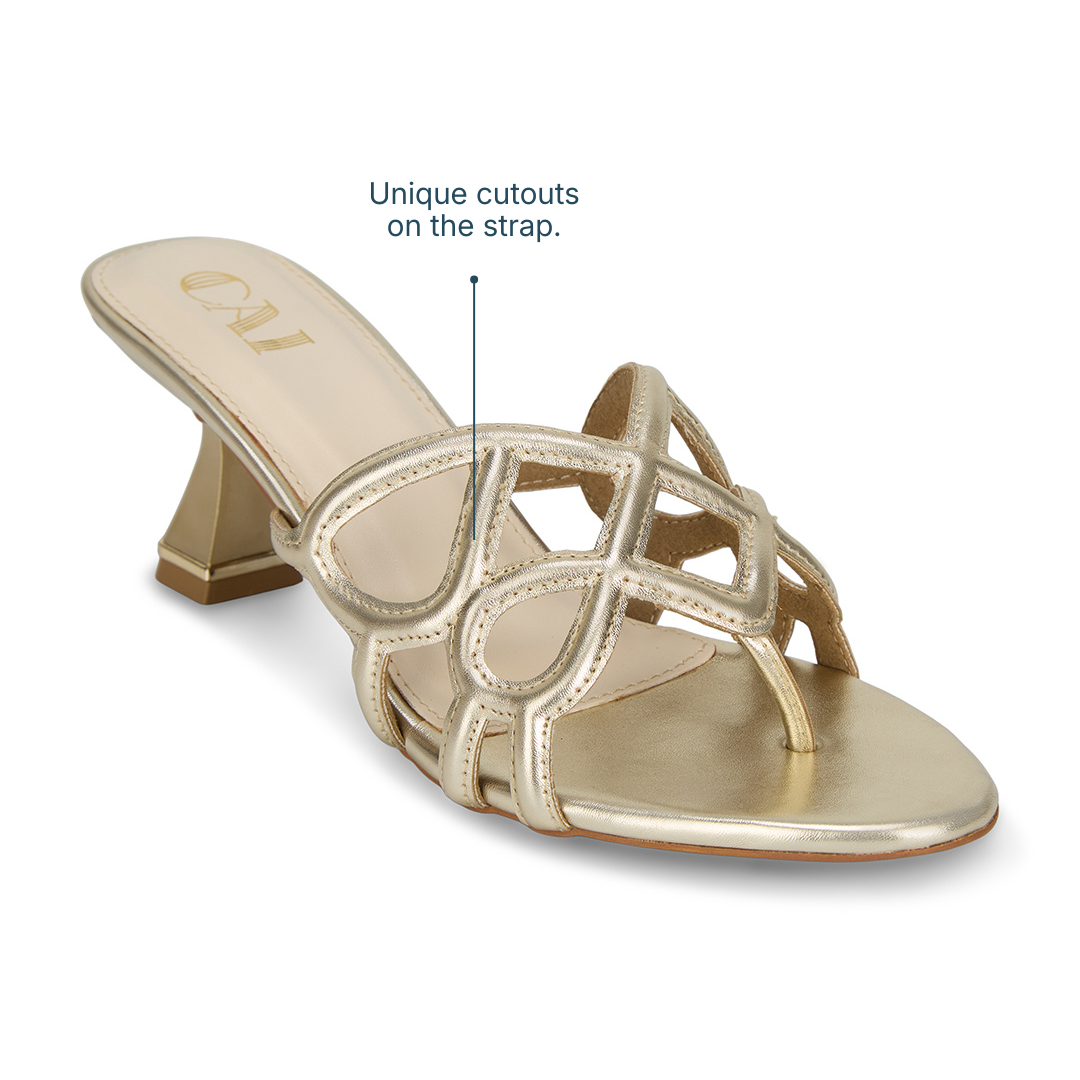 Encased Gold Heels
