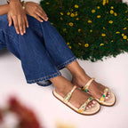 Beaded Bloom Strap Slider