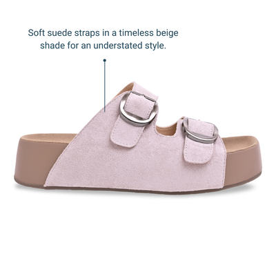 Strapped Grey Slider