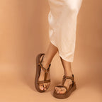 Ring Strap Tan Platform