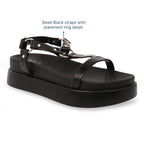 Ring Strap Black Platform