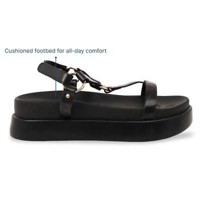 Ring Strap Black Platform