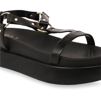 Ring Strap Black Platform