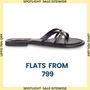 CrossLine Black Flats