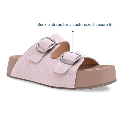 Strapped Grey Slider