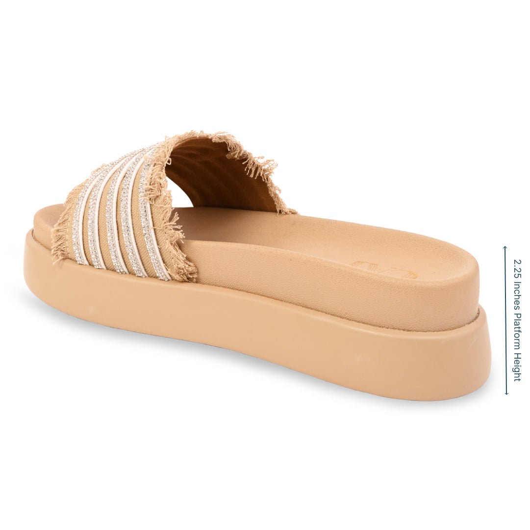 Diamond Laced Canvas Platform