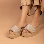 Diamond Laced Canvas Platform