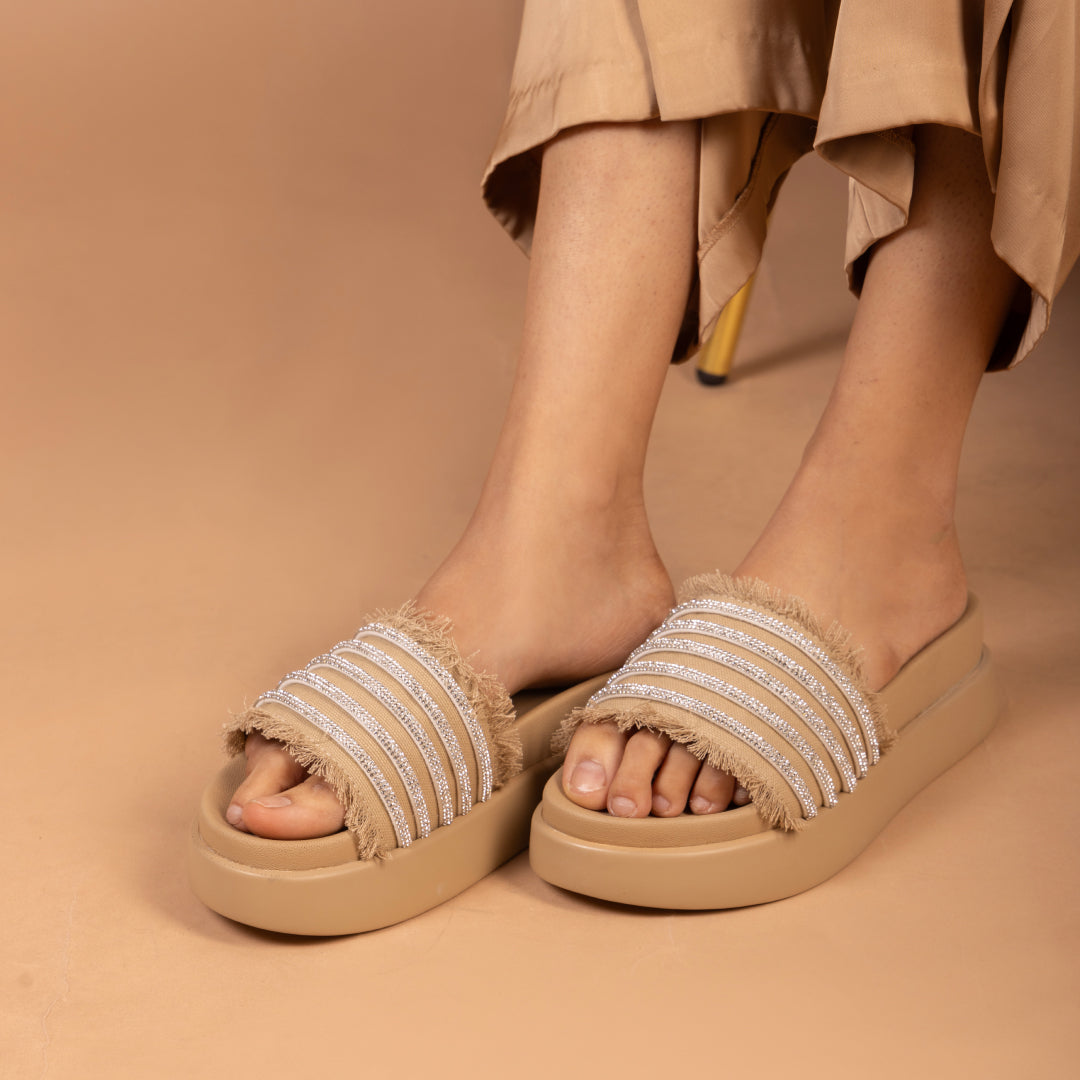 Diamond Laced Canvas Platform