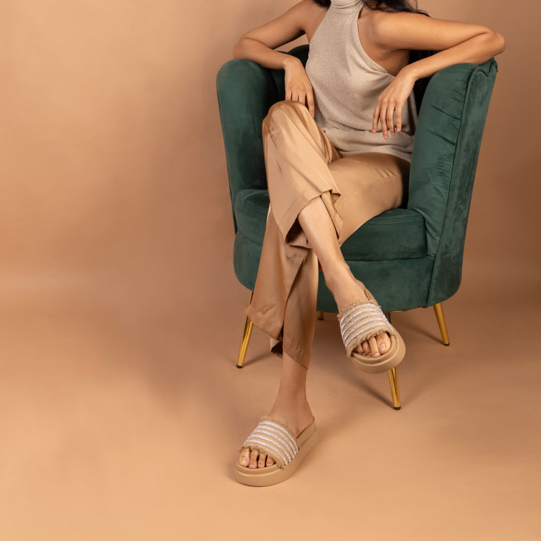 Diamond Laced Canvas Platform