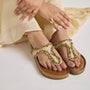 Golden Mirage Tan Slides