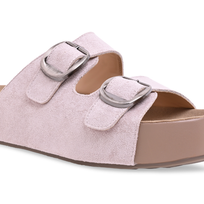 Strapped Grey Slider