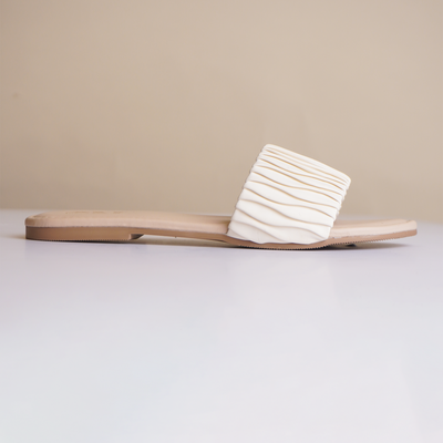 Cream Wave Flats