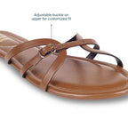 CrossLine Tan Flats