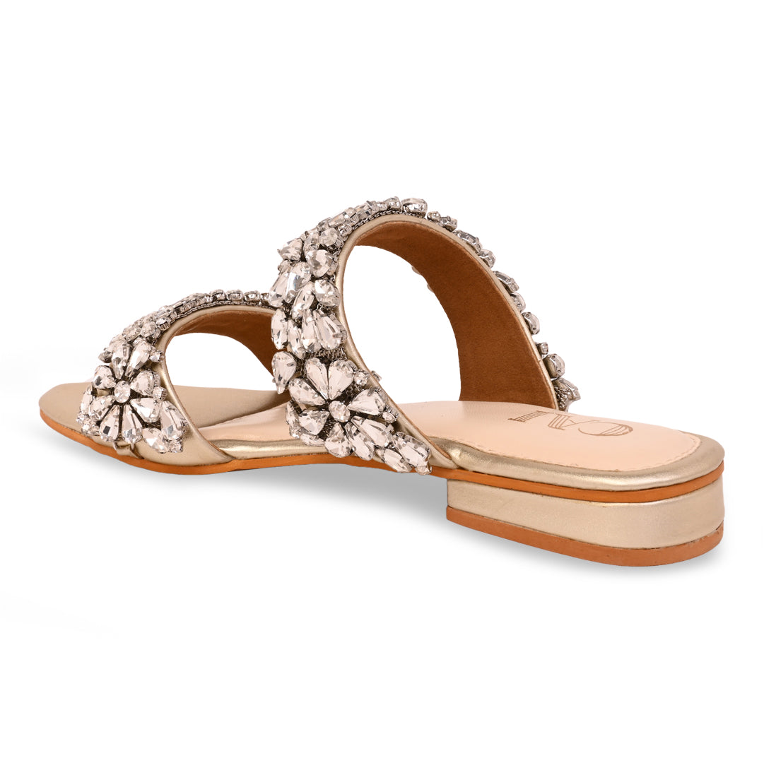 Golden Hour Glam Flats