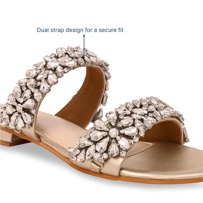 Golden Hour Glam Flats