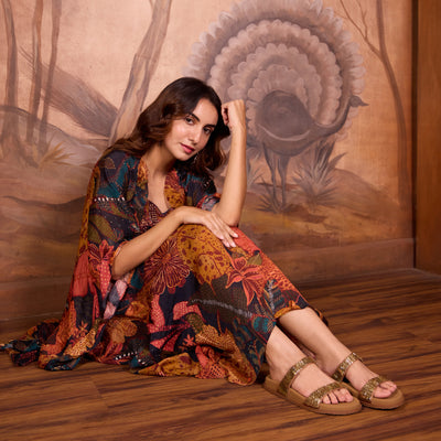 Golden Stone Tan Slides