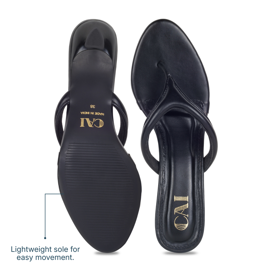 Crest Black Heels