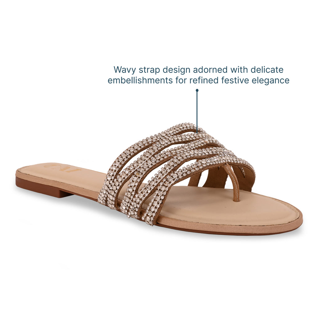 Wavy Shimmer Flat