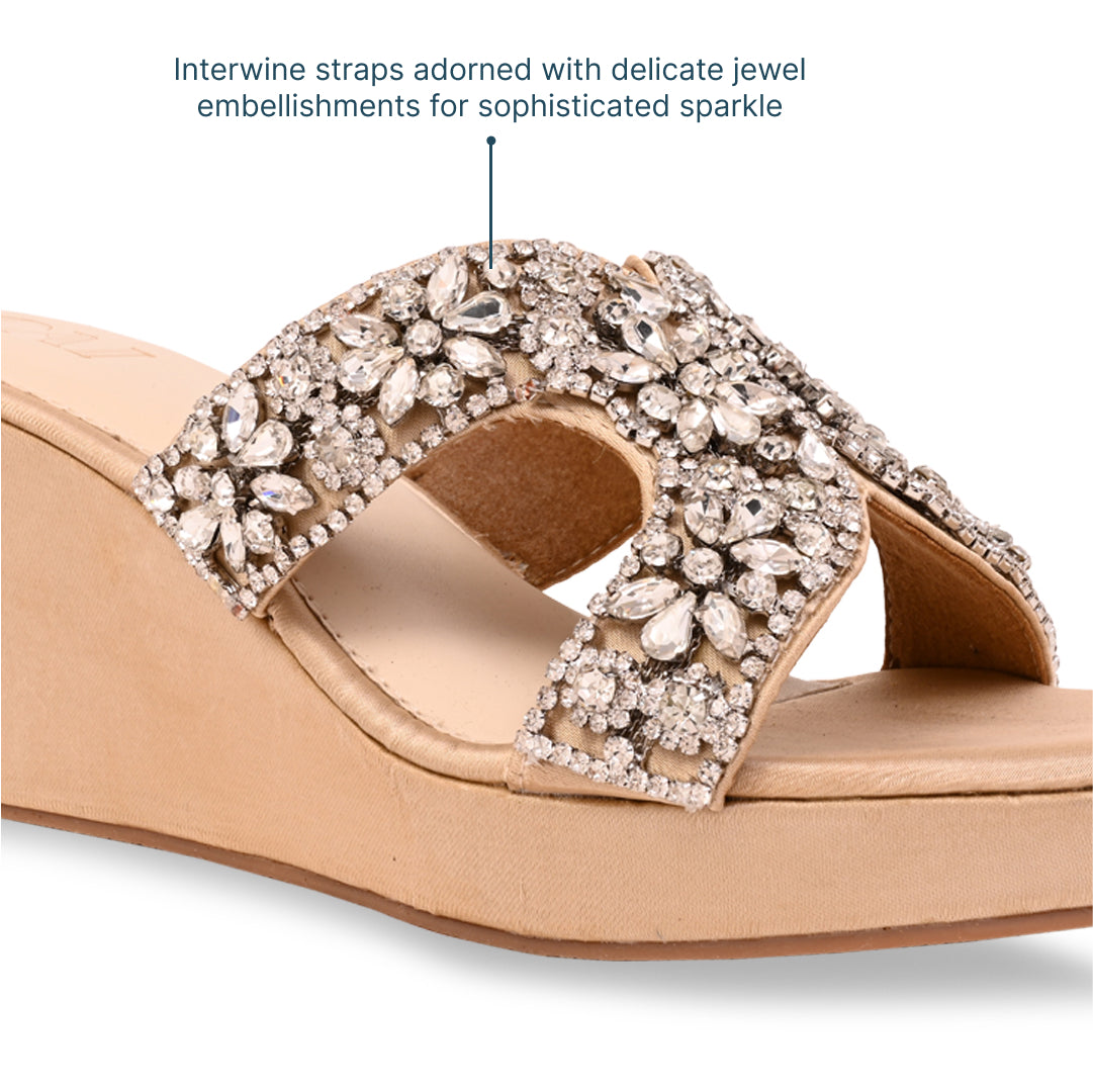 Intertwine Jewel Wedge