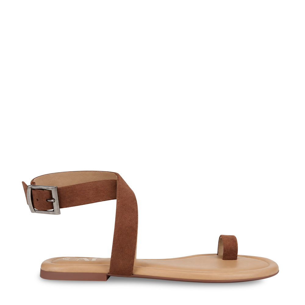 Brown Toe Loop Sandals