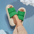 Spongy Green Slip On