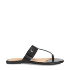 Black T-Strap Flats