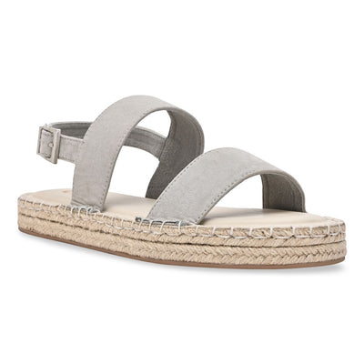 Grey Strapped Espadrille
