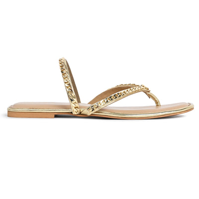 Chainlink Flats- Gold