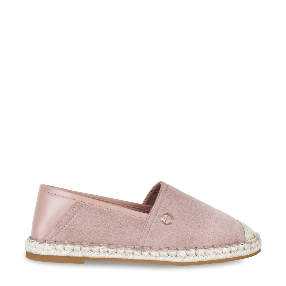 Pink Suede Espadrille