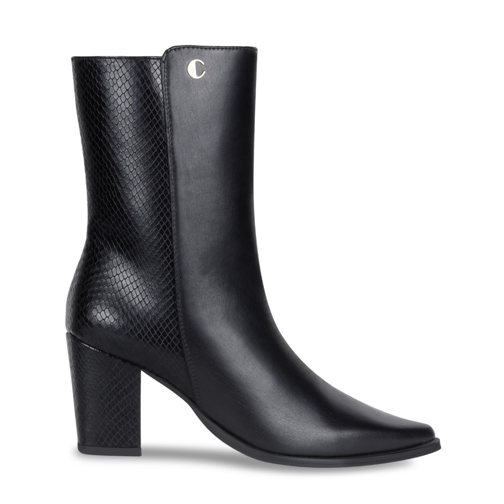 Saddle Black Boots