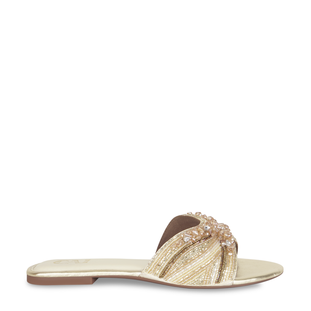 Lustre Gold Flats