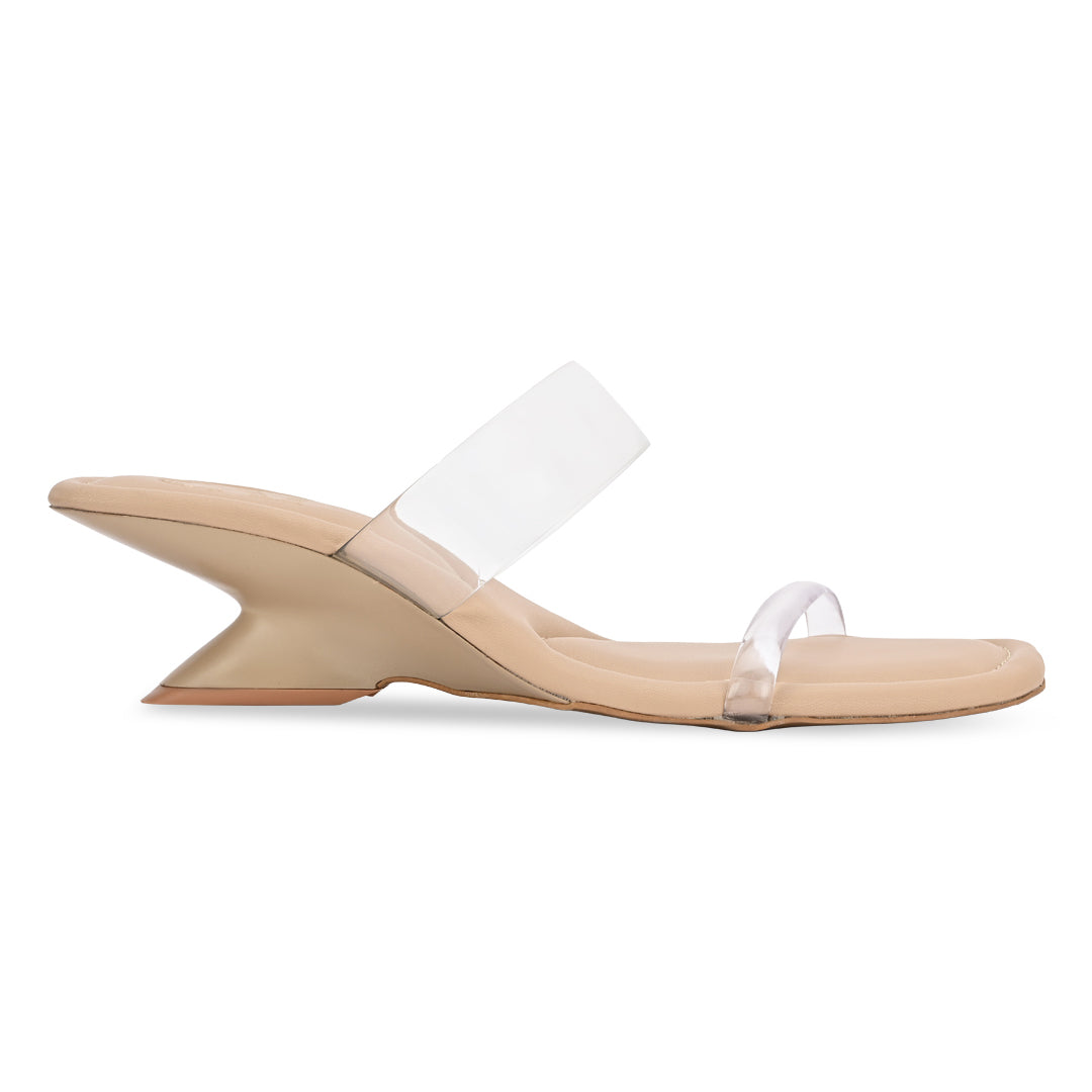 Clear Strap Neo Wedge