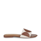 Geometric canvas tan flats