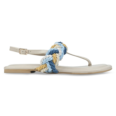 Blue Rope T-strap Flats