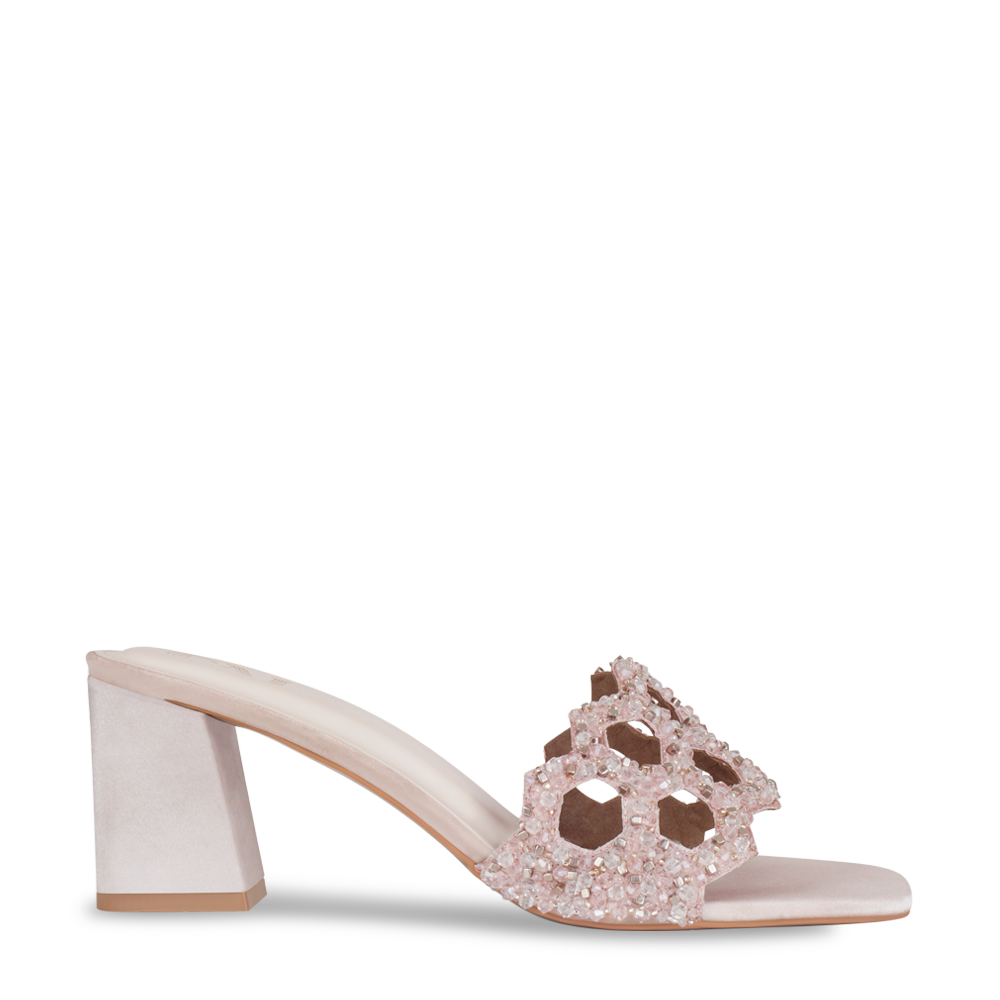 Mosaic Blush Heels