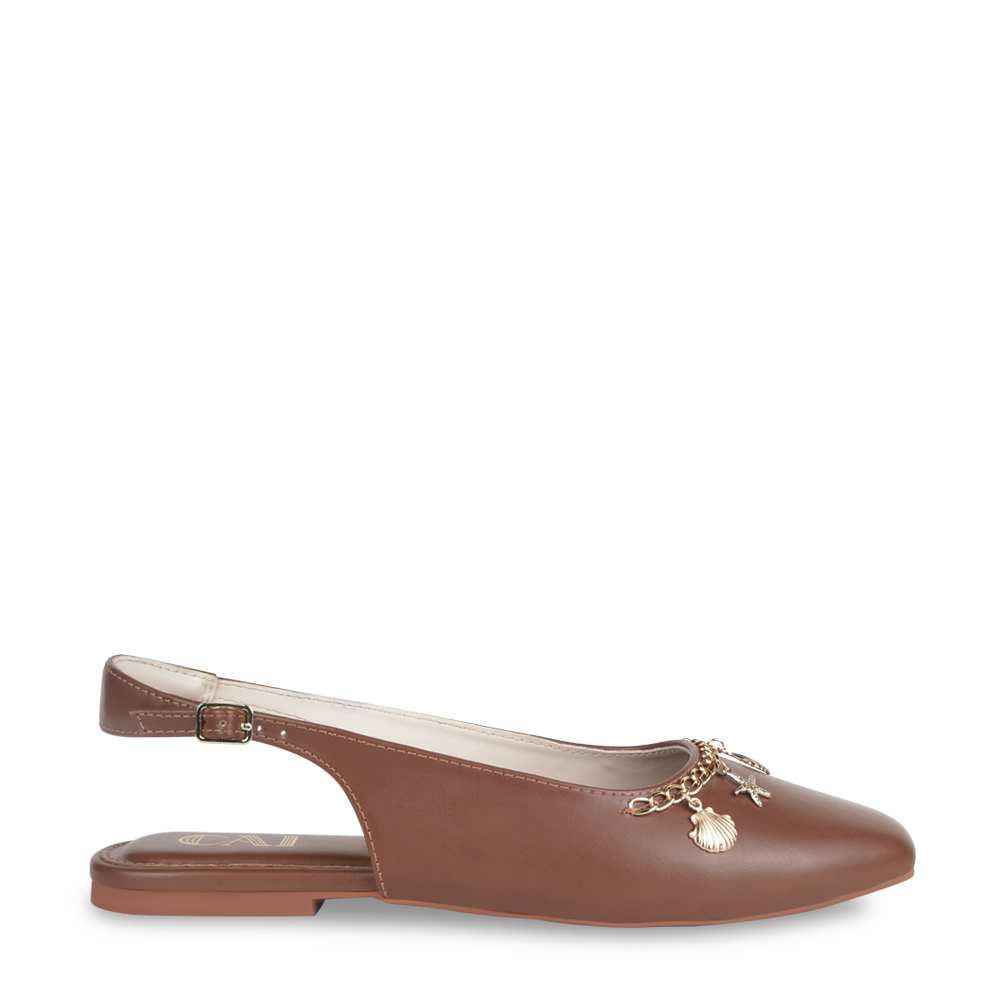 Dangle Tan Flats