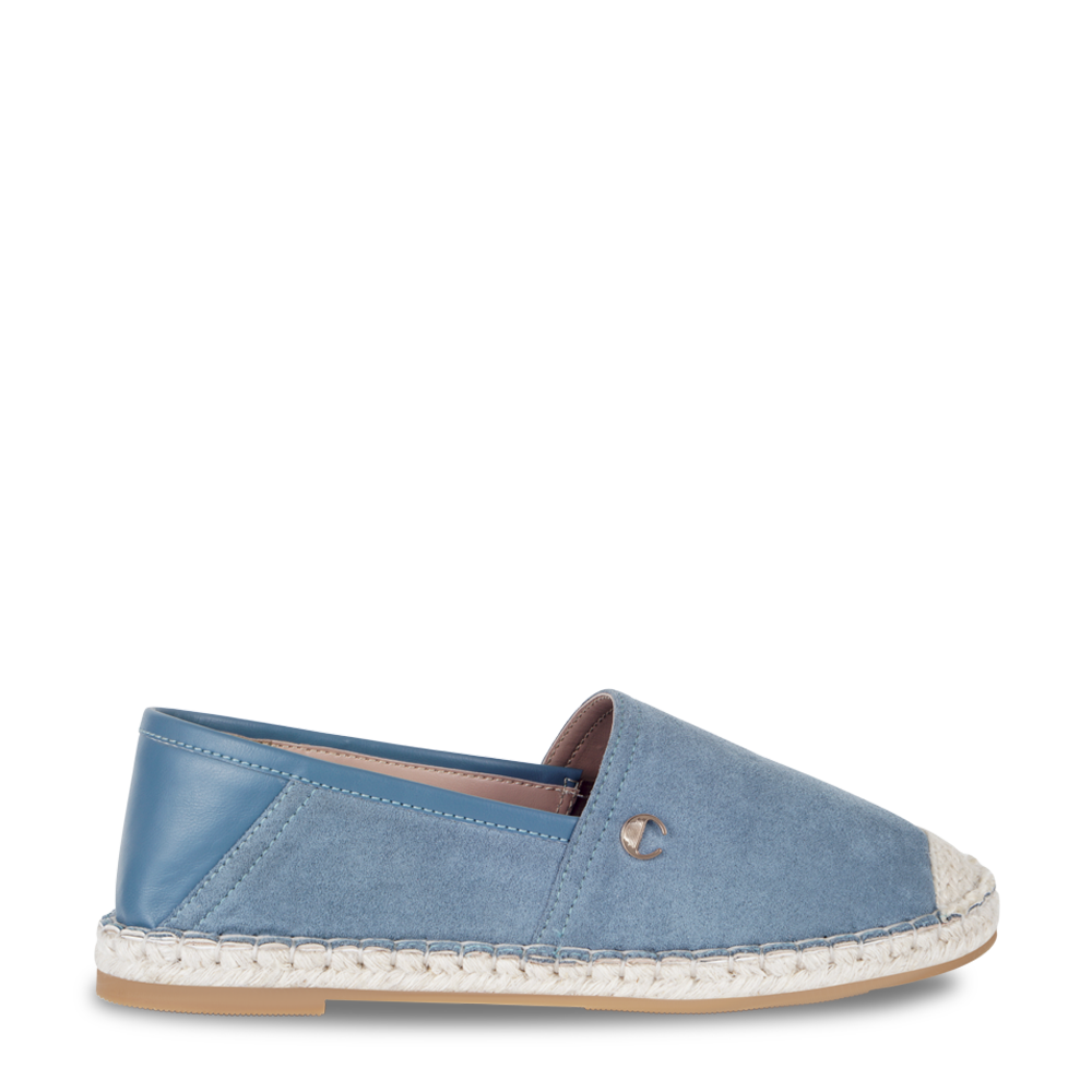 Blue Suede Espadrille