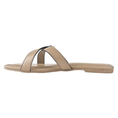 Tan Crossover Flats