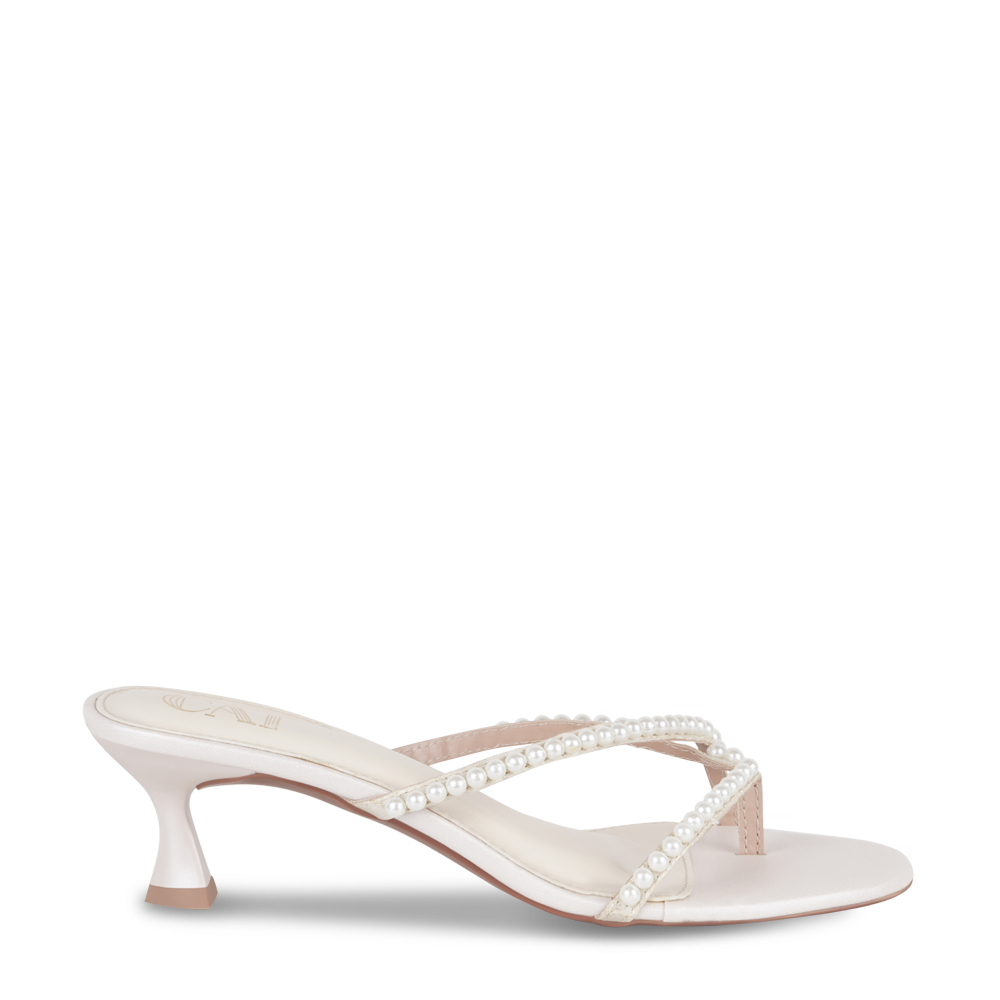 Crossway Pearl Cream Heels