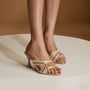 Lustre Gold Heels