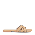 Tan cutout flats