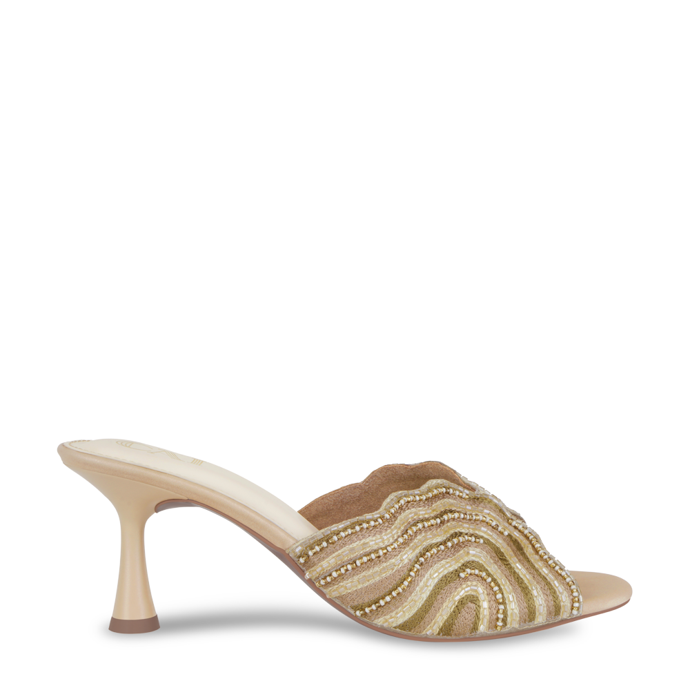Lehere Gold Heels
