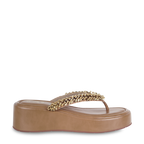 Tress Gold Thong Platform