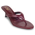 Crest Maroon Heels
